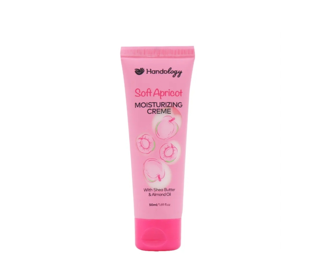 کرم آبرسان دست و صورت هندولوژی مدل سافت اپریکات با رایحه زردآلو حجم 50ml