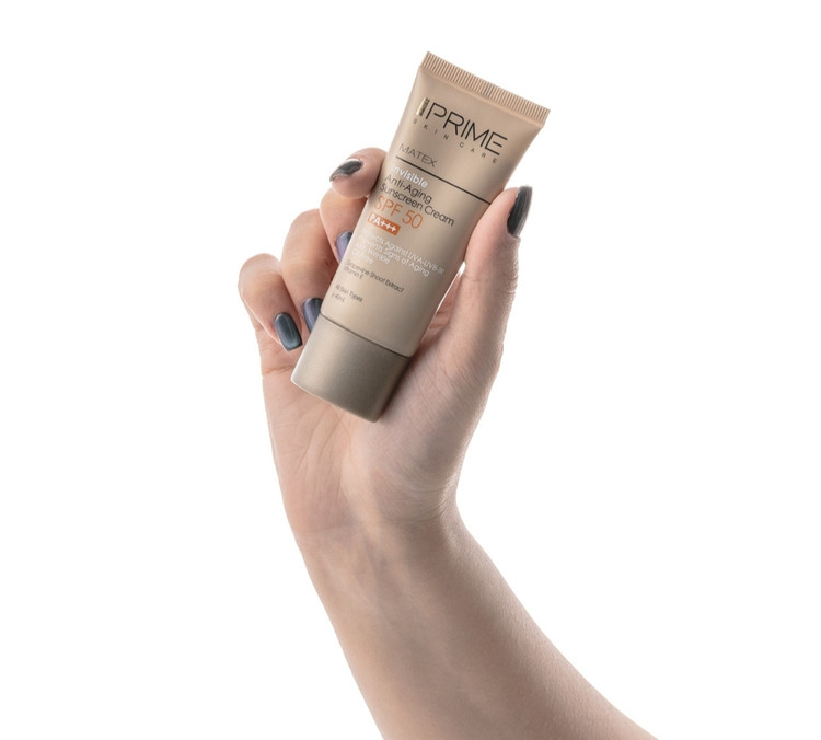 کرم ضدآفتاب جوان کننده پرایم ،SPF50,فاقد چربی ,فاقد رنگ