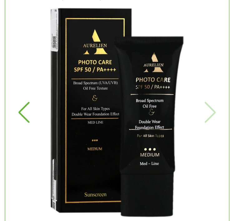کرم ضدآفتاب اورلین فاقد چربی حاوی SPF50 رنگمتوسط حجم 40ml