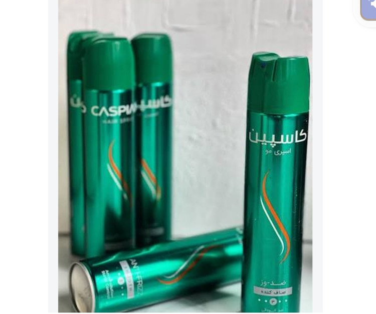 تافت مو کاسپین ضد وز ،ضد آلودگی و ضد الکتریسیته حجم 250ml