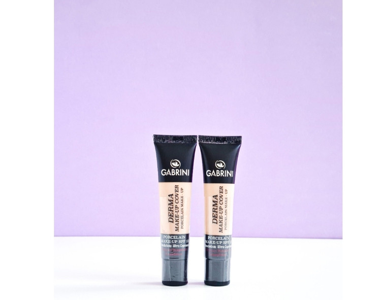 کرم پودر تیوپی مات درما حاوی SPF15.حجم 40ml