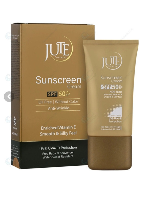 کرم ضدآفتاب ژوت با SPF50مناسب پوست چرب بی رنگ حجم ۴۰ml