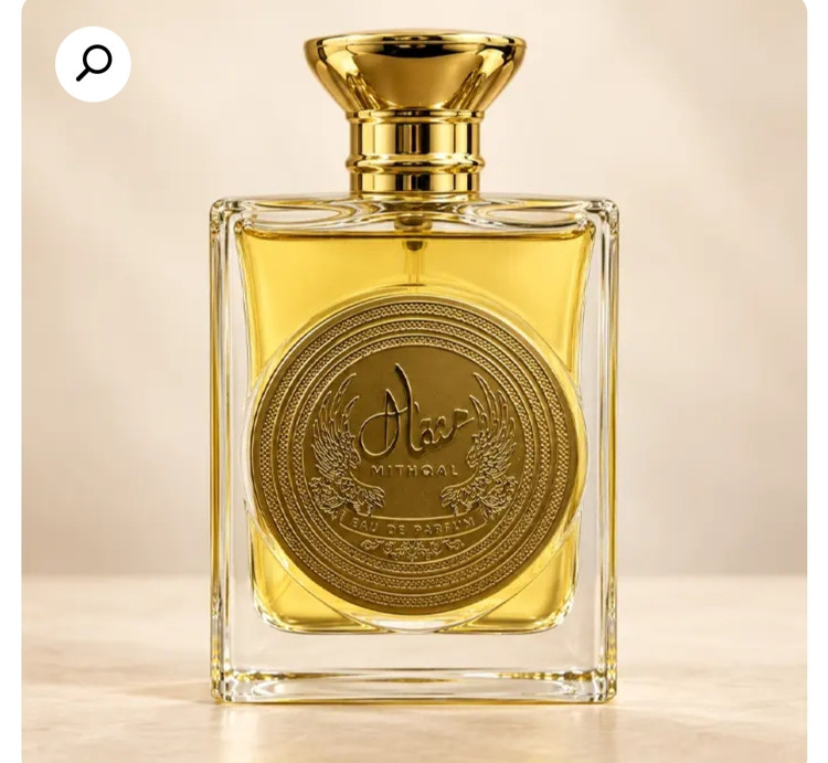 ادکلان ادوپرفیوم مثقال ارض الزعفران صد در صد اورجینال حجم 100ml
